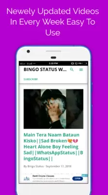 BingoStatus android App screenshot 2